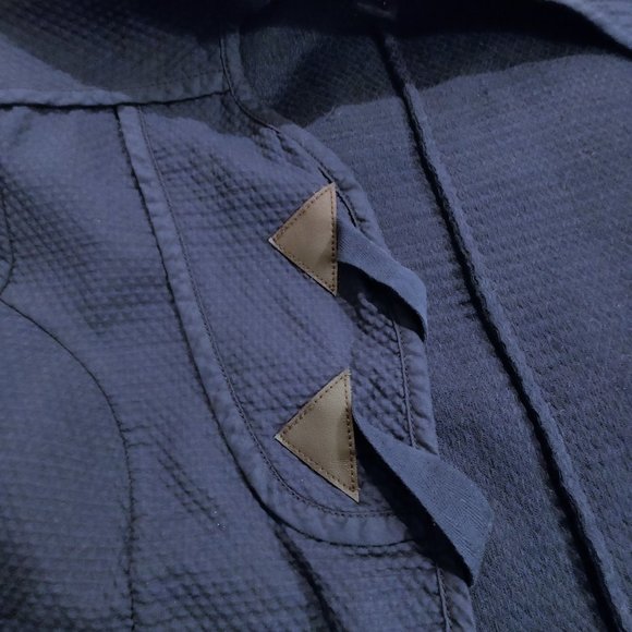 French Connection Open Front Blue Dress Cover-up - Picture 9 of 9